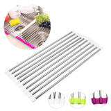 Kệ inox chậu rửa úp chén, để rau, củ, quả Prota