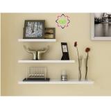 [HCM]Kệ treo tường 3 thanh DCR bán chạy nhất (Ngang 40 50 60cm) (Trắng)