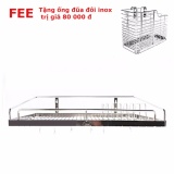 Kệ úp chén đĩa inox 304 28x90cm tặng ống đũa đôi