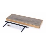 Kệ xám vân gỗ c.t home floating shelves grey 120 x 25 x 5 cm