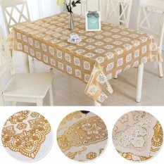 Khăn trải bàn ăn nhũ vàng chống thấm sang trọng