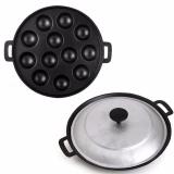 Khay đổ bánh khọt chống dính 12 lỗ