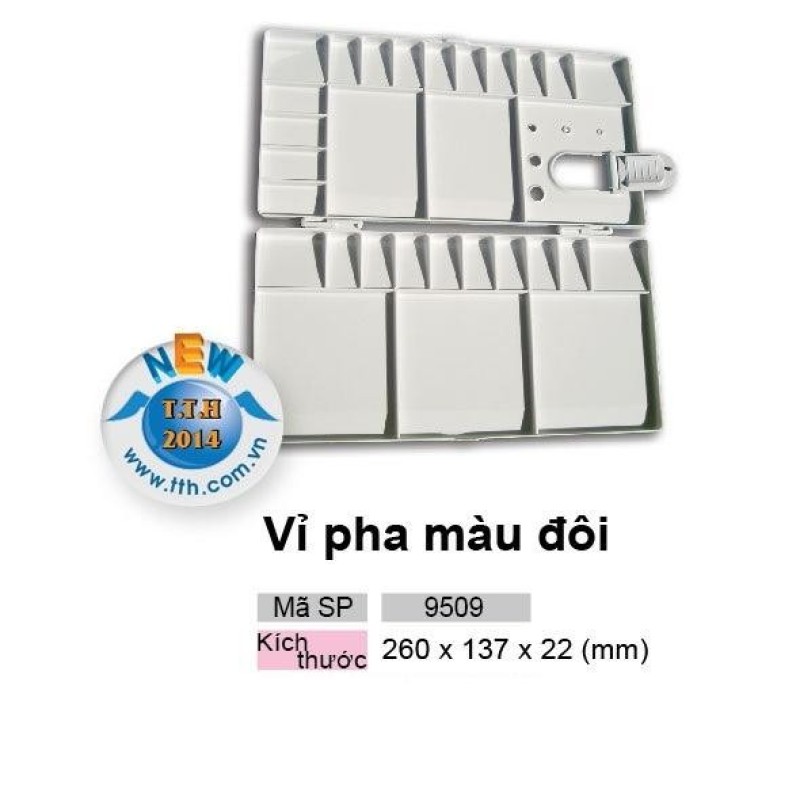 Mua Khay (vỉ) pha màu đôi, nhựa