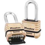 Ổ khóa số Master Lock 1175 DLH thân đồng rộng 57mm càng dài 51mm dòng Proseries - MITISHOP