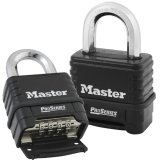 Ổ khóa chống cắt master lock 1178 d màu đen - luto shop