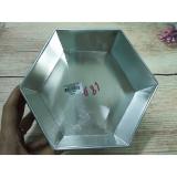 Khuôn bánh nhôm đế liền hình lục giác 18cm