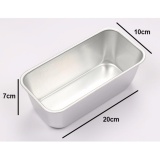Khuôn làm bánh hợp kim cao cấp hình chữ nhật lớn L200 Thích hợp làm các loại bánh như: bánh bông lan, bánh dẻo, bánh bò