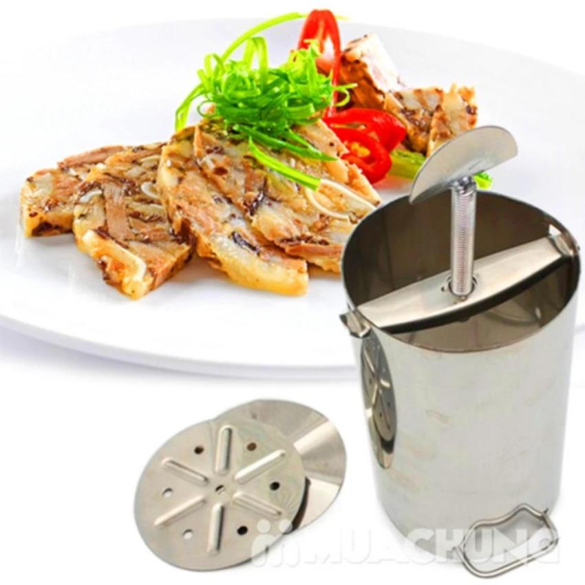 Hình ảnh Khuôn làm giò INOX 1kg (Bạc)