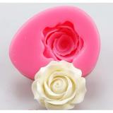 Khuôn silicon 4D hoa hồng cánh mỏng trung 5CM