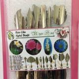 [HCM]Kim rau câu 3D Ngọc Huệ (bộ số 16 - hoa lan hồ điệp huệ trắng mẫu đơn cúc bách nhật)