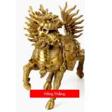 Tượng kỳ hưu - bằng đồng thau nặng 1000g cao 15cm
