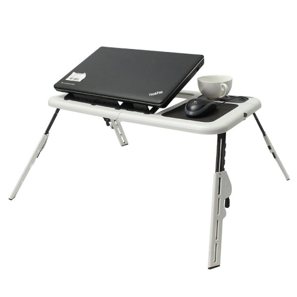 Bảng giá Laptop Desk Portable Table Bed Sofa Folding Adjustable Width Stand Tray