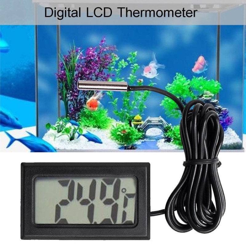 Bảng giá LCD Digital Display Temperature Meter Thermometer Temp Sensor With Probe Indoor - intl
