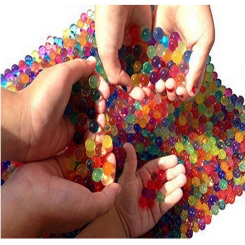 LERORO Water Beads, 3 oz pack (Almost 7,000 !!) Crystal Water Bead
Gel [Rainbow Mix] For Kids Tactile Sensory Experience, Orbeez
refill, Wedding Centerpiece Vase Filler, Soil, Plant decoration -
intl