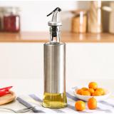 Lọ đựng nước mắm, dấm, dầu ăn và gia vị khác 300ml bằng thủy tinh bọc inox 304