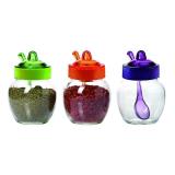 Bộ 3 lọ gia vị herevin sauce spice jar 370ml 131506