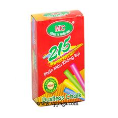 Lốc 10 hộp phấn màu không bụi mic 215