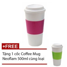 Nơi Bán Ly giữ nhiệt Coffee Mug Neoflam (Hồng) + Tặng 1 cốc CoffeeMugNeoflam (Xanh lá)  