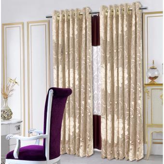 Màn cửa đơn khoen Miss Curtain 135x220cm (521-Coffee)  