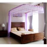 Màn (mùng) khung sang trọng không khoan tường 160x200 ( Tím)