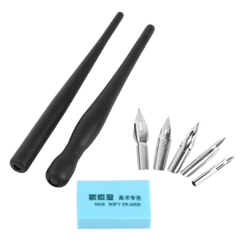 Mua Manga Cartoon Comic Drawing Pen Painting Tool With 2 Pen Holders
and 5 Nibs - intl