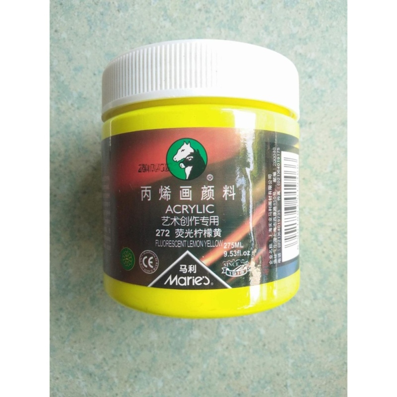 Mua Màu Acrylic 3D VÀNG PHẢN QUANG PHÁT SÁNG -300ml MS.1005