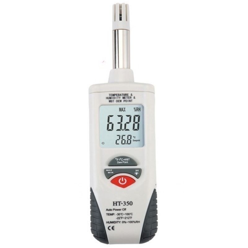 Máy đo nhiệt độ và độ ẩm không khí THB HT-350 (Trắng)