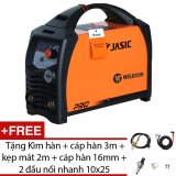 Máy hàn điện tử jasic zx7-200 pro + tặng 1 kìm hàn + 1 cáp hàn 3m + 1 kẹp mát 2m + 1 cáp hàn 16mm + 2 đầu nối nhanh 10x25
