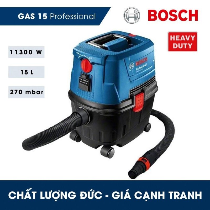Máy hút bụi đa năng Bosch GAS 15 Professional 1100W 15L