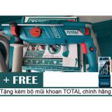 [HCM]Máy khoan đục bê tông Total 800w Tặng kèm bộ mũi khoan Total
