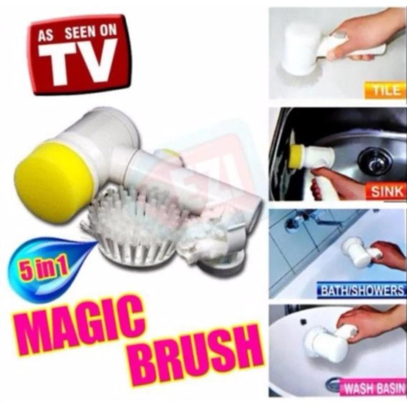 Máy lau chùi vệ sinh Magic Brush - Trắng