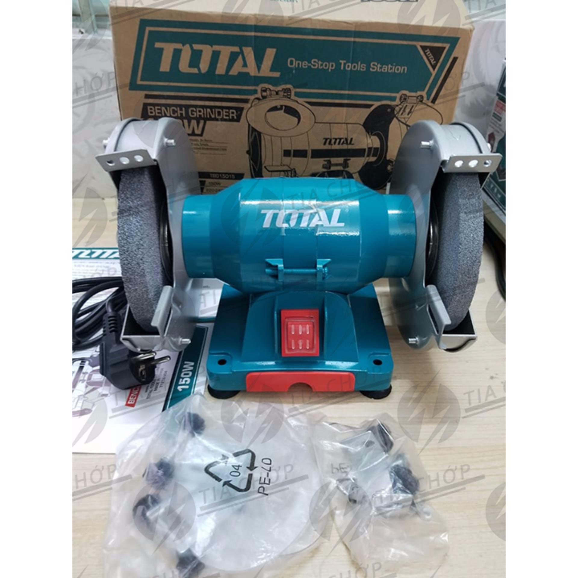MÁY MÀI ĐỂ BÀN 2 ĐÁ 150W TOTAL