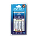 [HCM]MÁY SẠC PIN + 4 VIÊN PIN SẠC PANASONIC ENELOOP