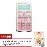 Máy tính vinacal 570es plus ii hồng + tặng 1 decal.
