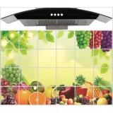 Miếng dán giữ nhiệt nhà bếp hình hoa quả size lớn 60x90cm