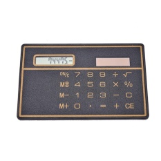 Mua Mini Slim Credit Card Solar Power Pocket Calculator Novelty Small Travel Compact - intl