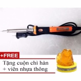 Mỏ hàn chì cao cấp 60w asaki ak-9034 tặng kèm nhựa thông và cuộn chì hàn
