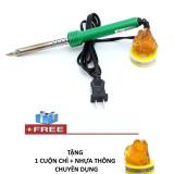 Mỏ Hàn Nhiệt chuyên dụng WINSTER 60W + Tặng 1 cuộn chì, nhựa thông tiện dụng