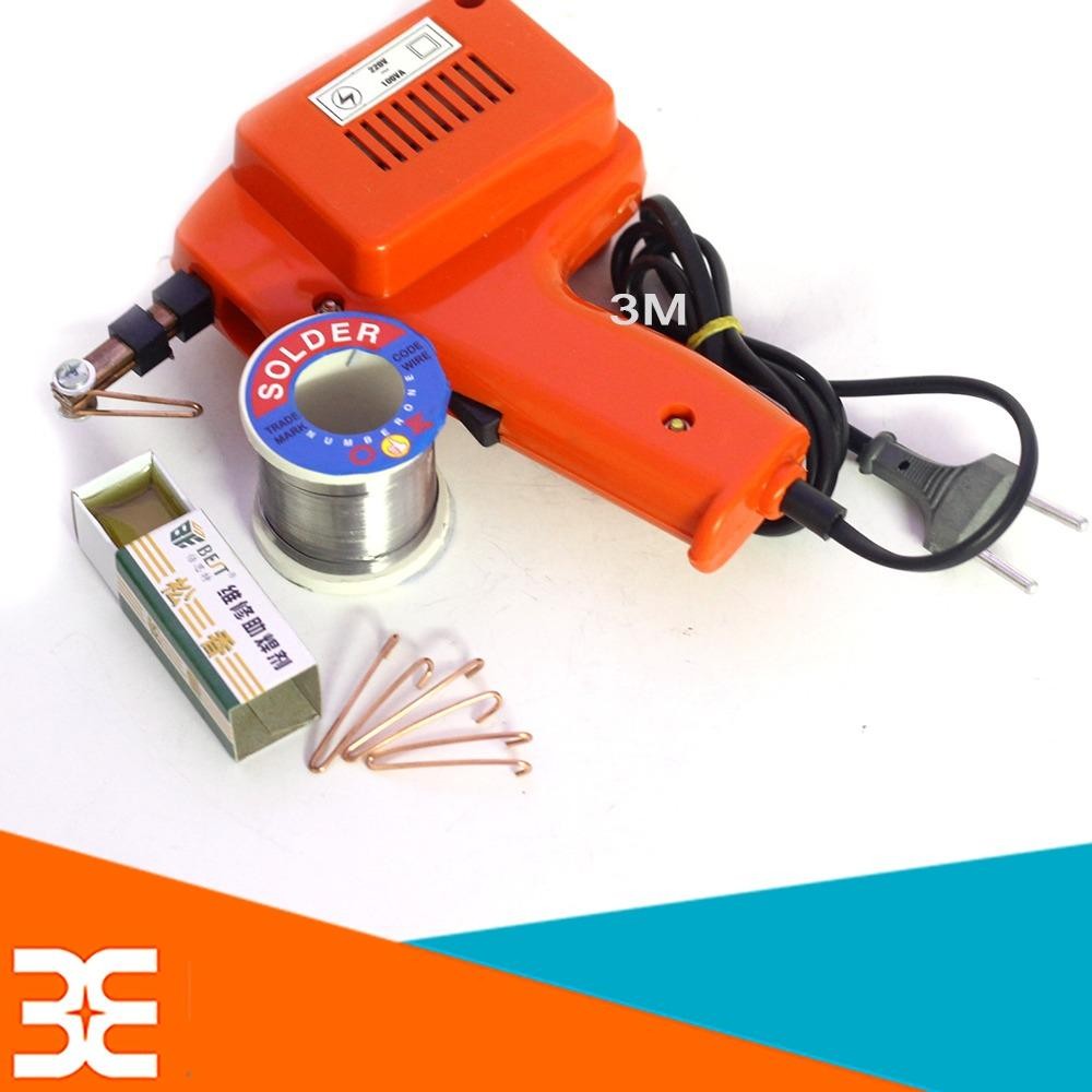 Mỏ Hàn Xung 220V 100W Bách Khoa ( Tặng 01 Thiếc OK 100g, 01 Hộp Nhựa Thông, 03 Mũi Hàn Xung )