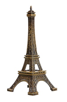 Mô hình tháp Eiffel Cao 18 cm (Vàng đồng)  