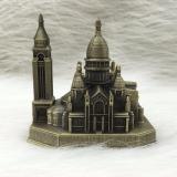 Mô hình vương cung thánh đường Sacre-Coeur (Vàng rêu)(Vàng)