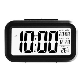 Modern Large-Display Digital Alarm Clock LED withCalendarcolor:Black - intl