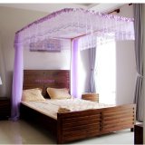 [HCM]Mùng ( Màn) Khung Không Khoan Tường 160x200 ( Tím)