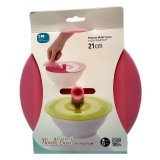 Nắp đậy tô, bát, cốc Silicon có nún 21cm KM-1294 (Hồng)