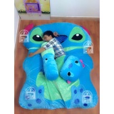 Nệm thú bông cao cấp nhật bản stitch có chăn bụng vao nha toi ba0043