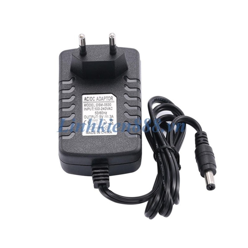 Bảng giá Nguồn adapter DC 5V 3A 5.5x2.5mm