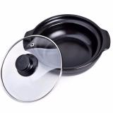 Nồi đất nắp kiếng 7in
