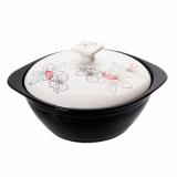 Nồi đất tucbeghi nắp hoa ly donghwa hàn quốc cs006 1500ml