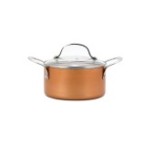 Nồi phủ sứ chống dính Elmich Royal Classic 16cm vung kính