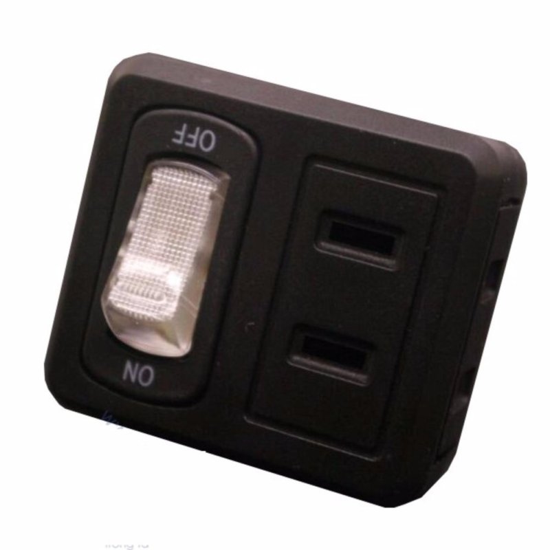 Bảng giá Mua Ổ cắm đa năng có công tắc tắt nguồn MD-16 (Đen)(Đen)